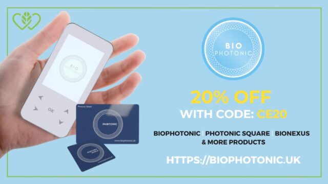 20% off all Biophotonic products with code CE20. Visit https://biophotonic.uk
