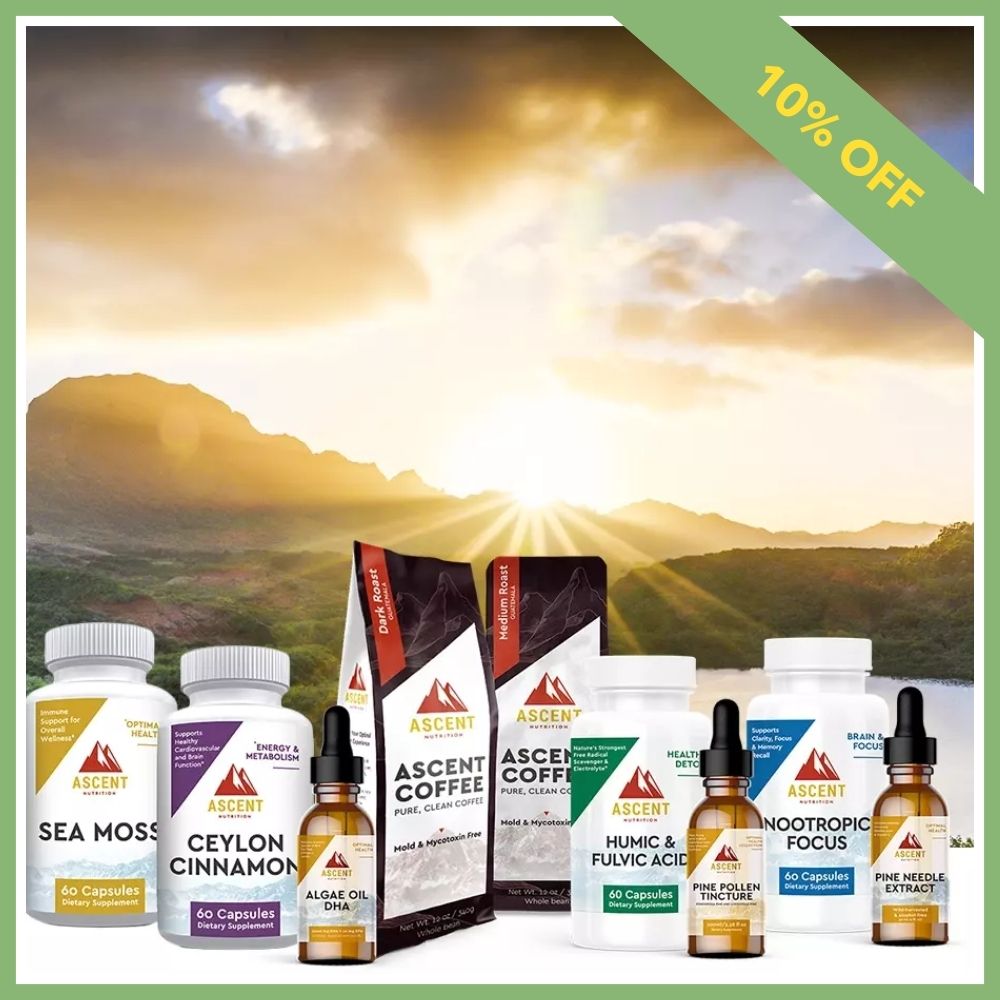 CatherineEdwards.life product discounts -10% off ASCENT Nutrition